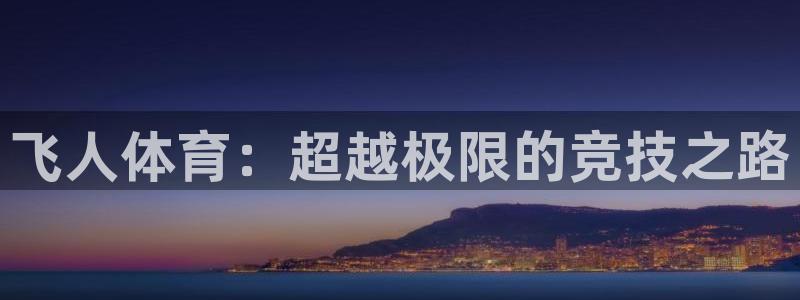 领航国际体育3在线注册：飞人体育：超越极限的竞技之路